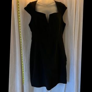 Free People Black Denim Cap Sleeve Dress